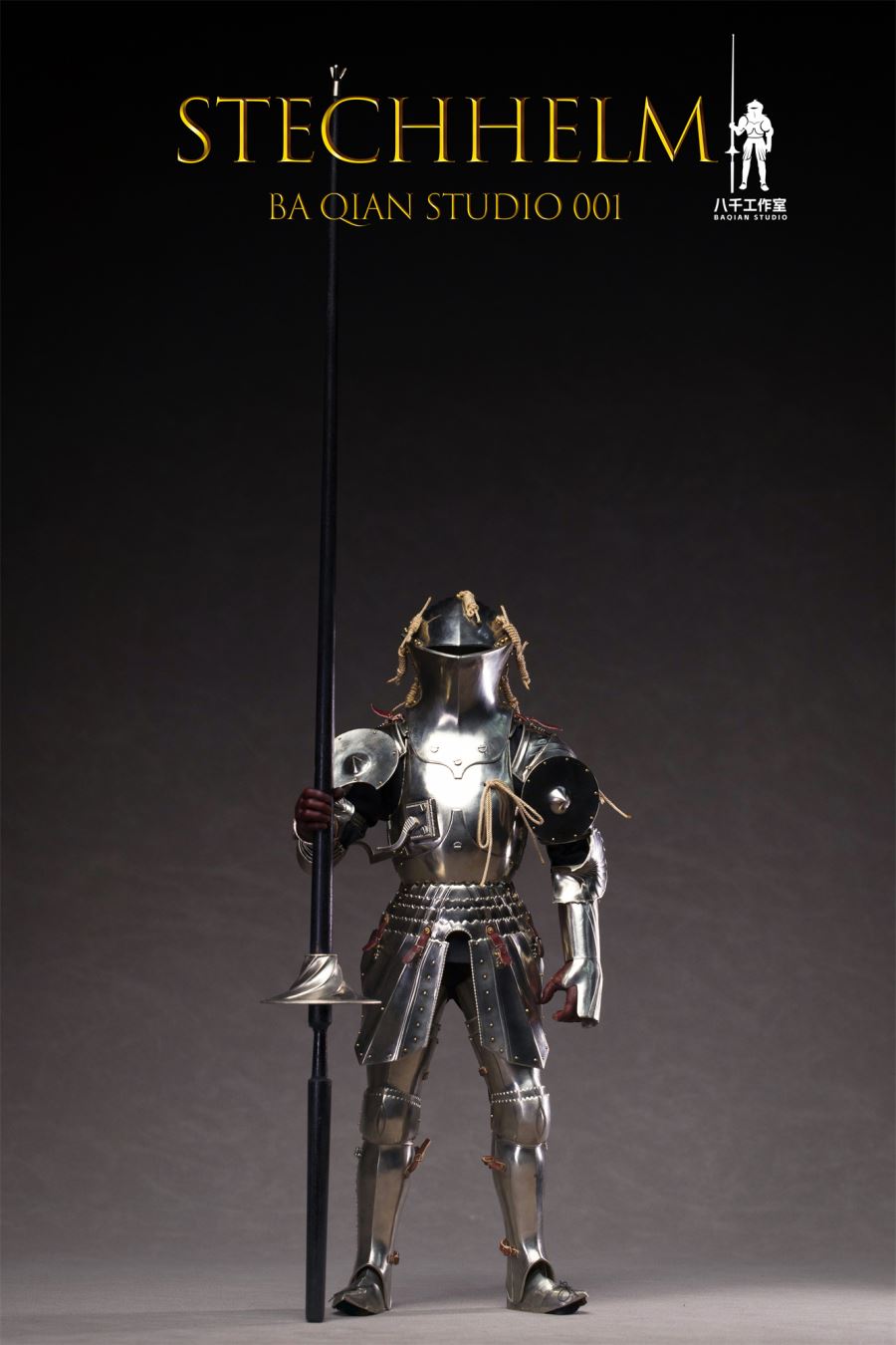 Medieval Knight Frog-mouth helm (white copper version) BQ-001 [Licensed]