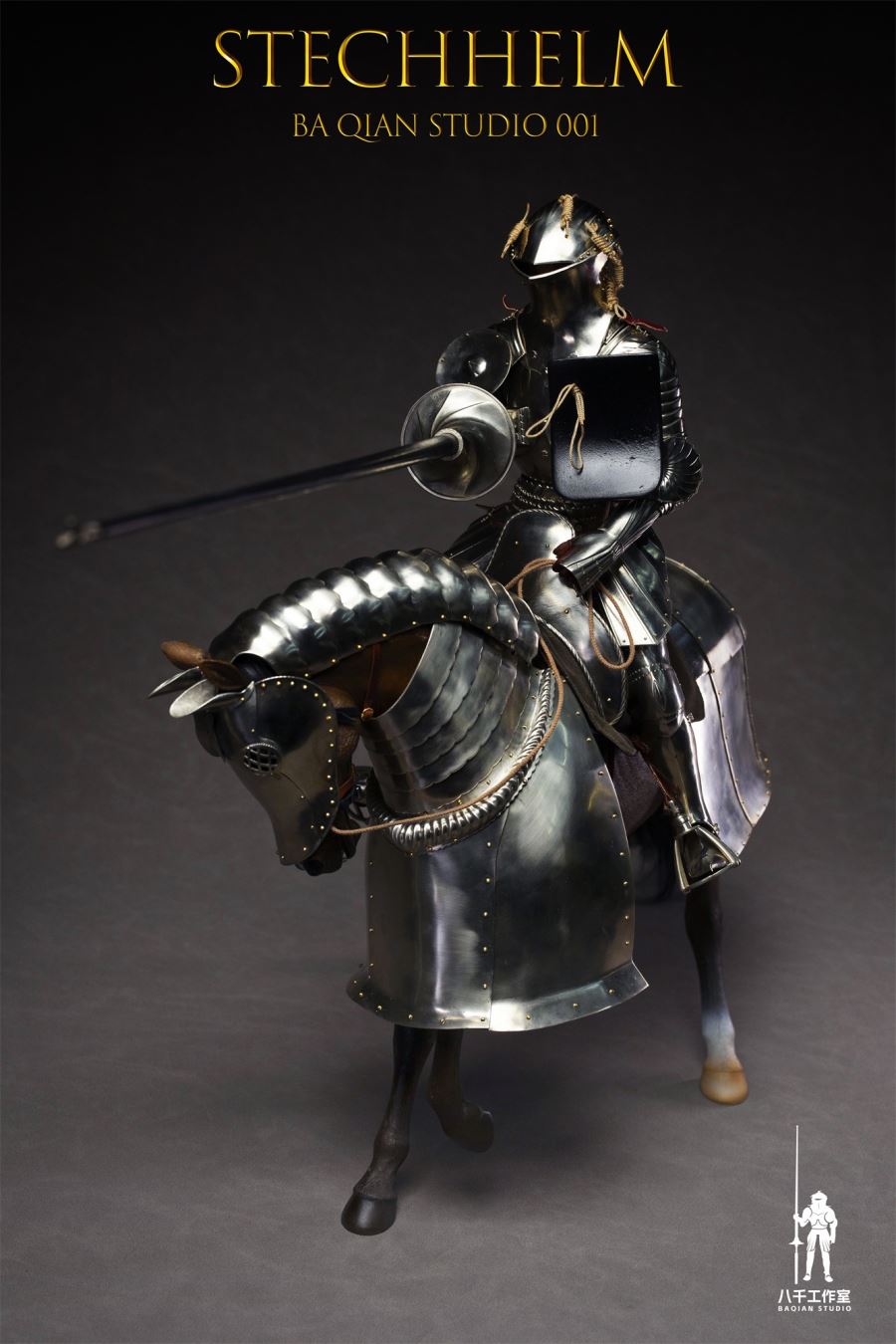 Medieval Knight Frog-mouth helm (white copper version) BQ-001 [Licensed]