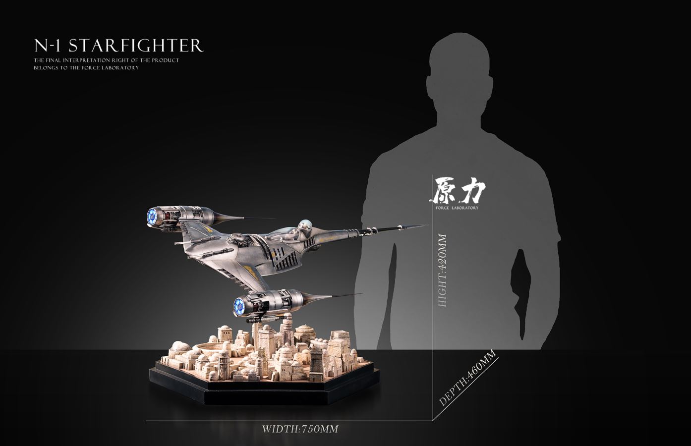 N1 Starfighter - Free flying！- Star Wars Mandalorian
