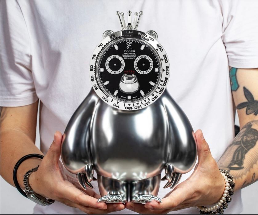 HONMONO TAIKETSU // REVERSE PANDA 2000 Fool's Black Silver Panda (Final Panda Series)