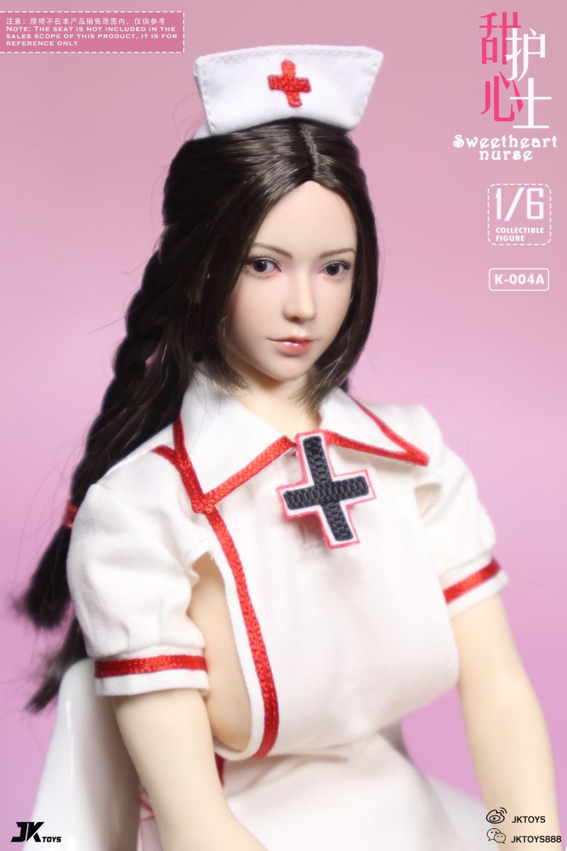 Sweetheart nurse head sculpture costume 1/6