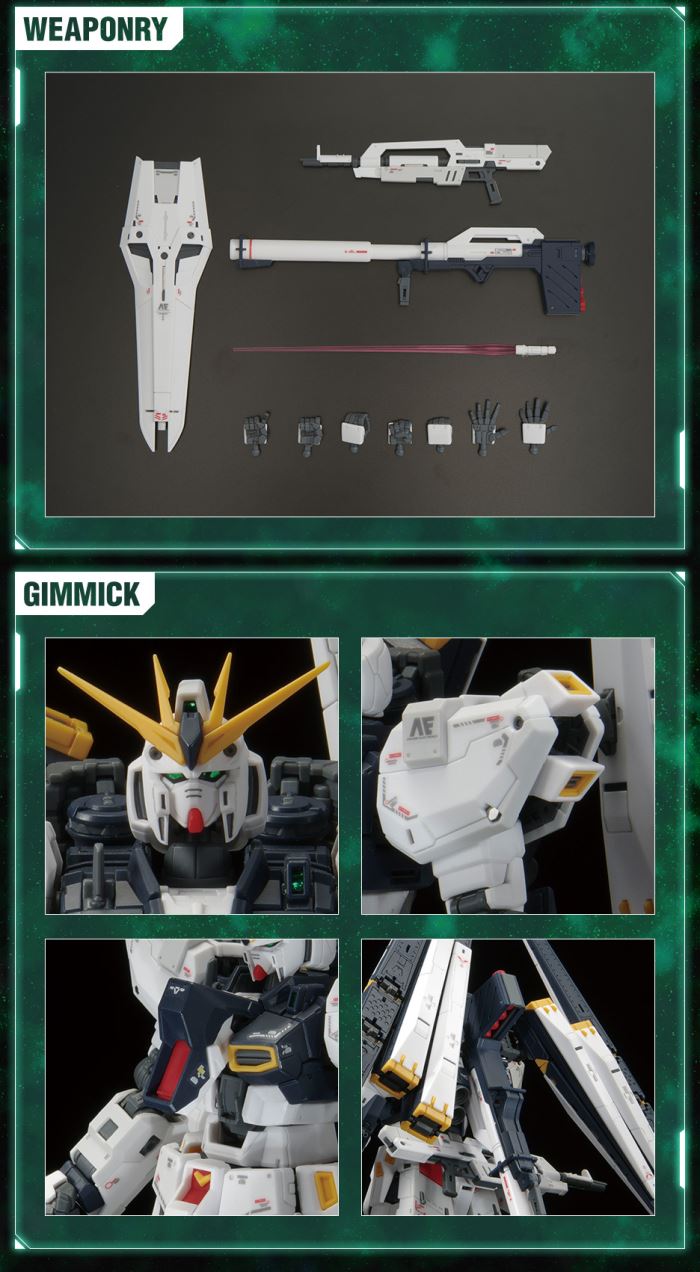 RG 1/144 Nu Gundam (Double Fin Funnel Equipped Type)