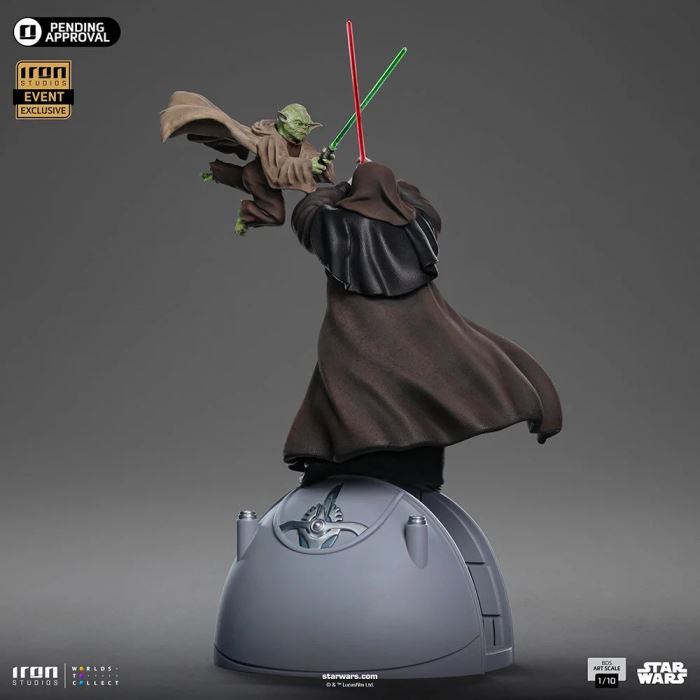 CCXP EX 1/10 Emperor vs Yoda