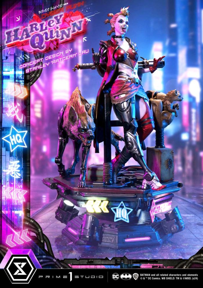 Batman (Comics) Cyberpunk Harley Quinn favorite (Concept design by Stanley Artgerm Lau