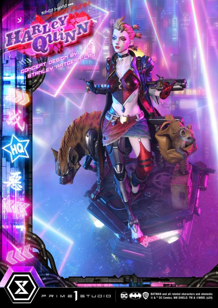 Batman (Comics) Cyberpunk Harley Quinn favorite (Concept design by Stanley Artgerm Lau