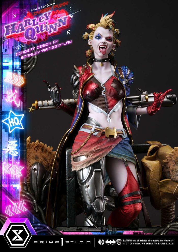 Batman (Comics) Cyberpunk Harley Quinn favorite (Concept design by Stanley Artgerm Lau