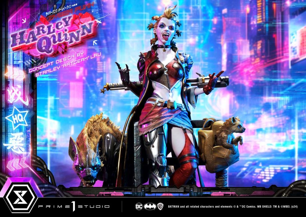 Batman (Comics) Cyberpunk Harley Quinn favorite (Concept design by Stanley Artgerm Lau