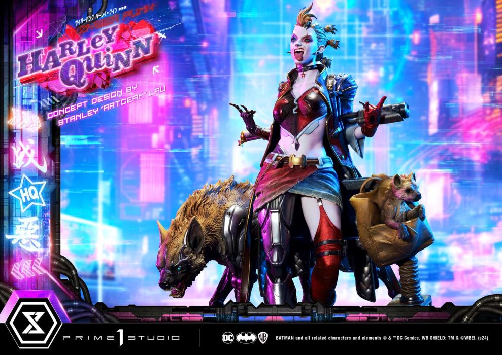 Batman (Comics) Cyberpunk Harley Quinn favorite (Concept design by Stanley Artgerm Lau