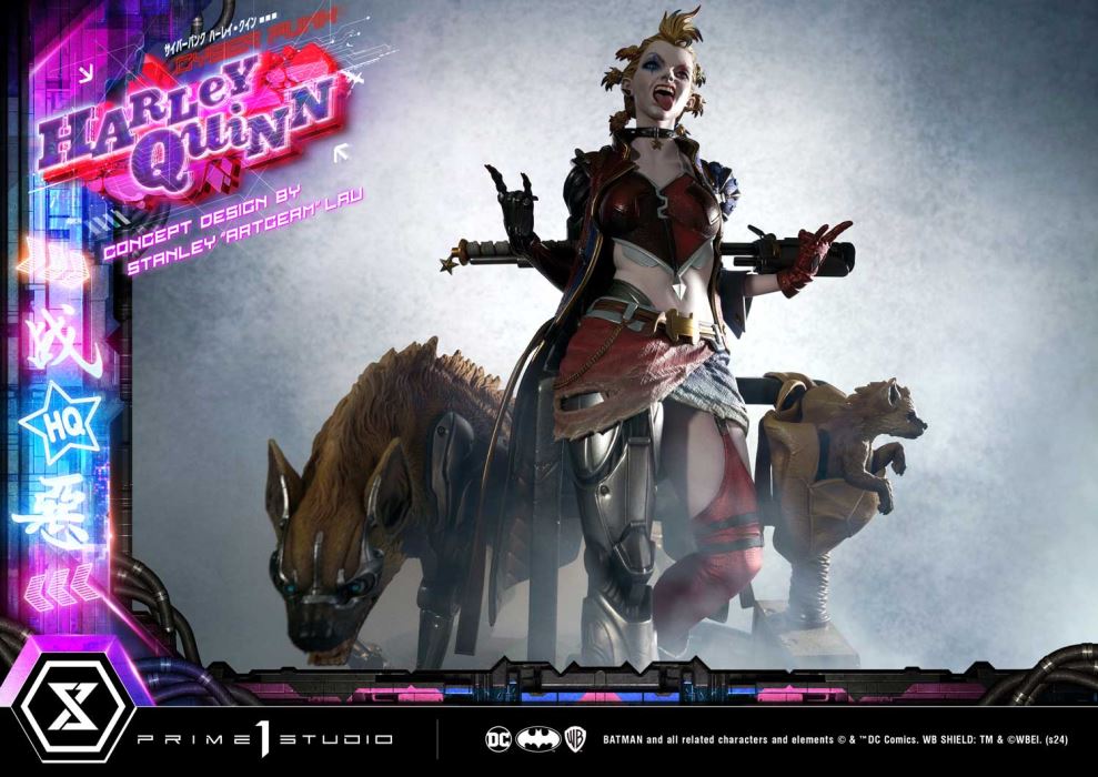 Batman (Comics) Cyberpunk Harley Quinn favorite (Concept design by Stanley Artgerm Lau