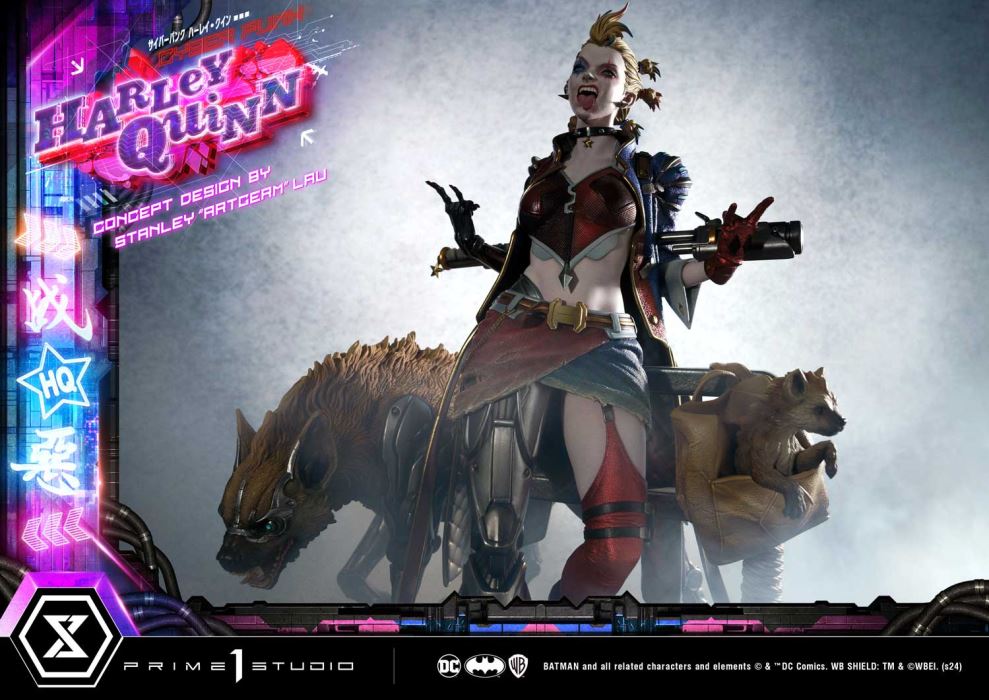 Batman (Comics) Cyberpunk Harley Quinn favorite (Concept design by Stanley Artgerm Lau
