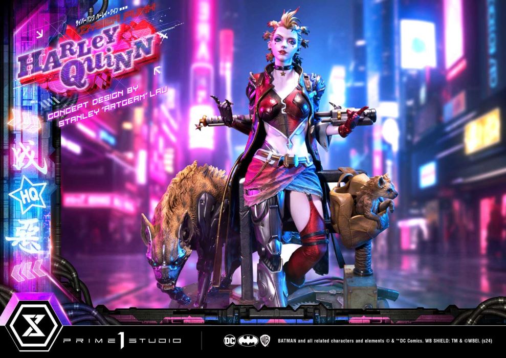 Batman (Comics) Cyberpunk Harley Quinn favorite (Concept design by Stanley Artgerm Lau