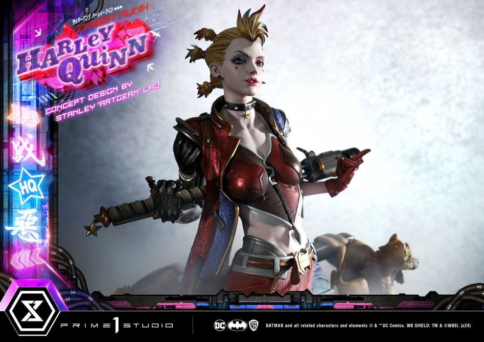 Batman (Comics) Cyberpunk Harley Quinn favorite (Concept design by Stanley Artgerm Lau