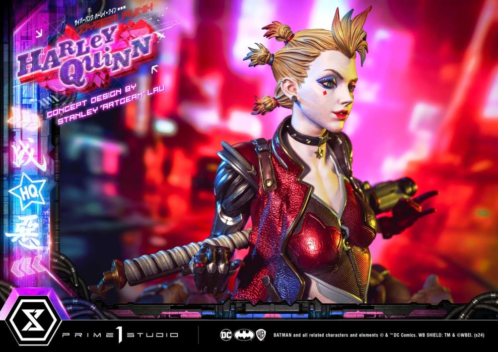 Batman (Comics) Cyberpunk Harley Quinn favorite (Concept design by Stanley Artgerm Lau