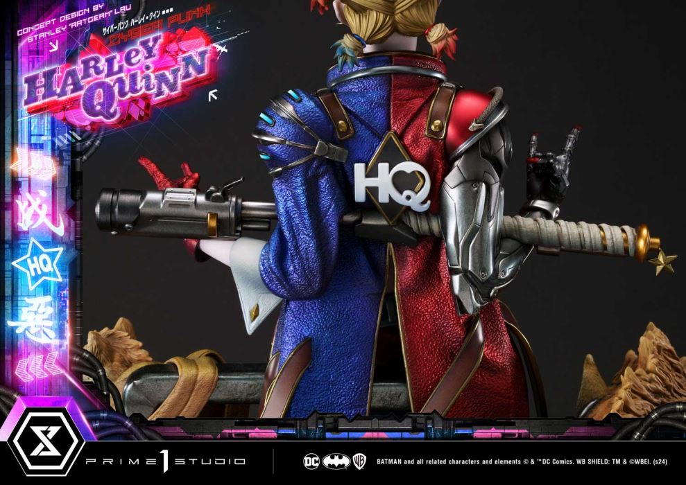 Batman (Comics) Cyberpunk Harley Quinn favorite (Concept design by Stanley Artgerm Lau