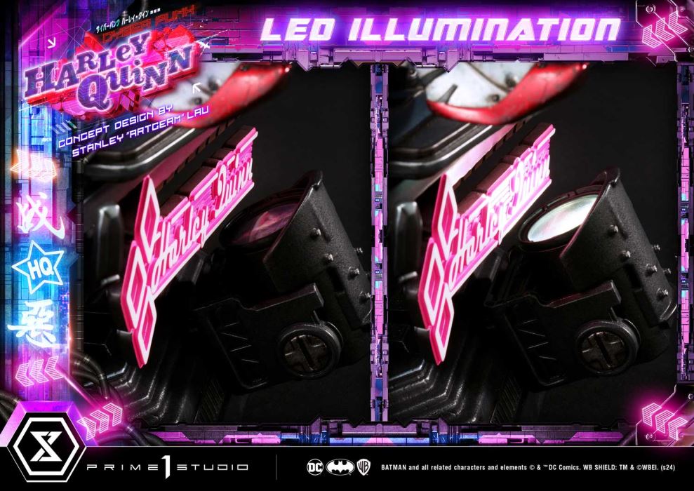 Batman (Comics) Cyberpunk Harley Quinn favorite (Concept design by Stanley Artgerm Lau DX version