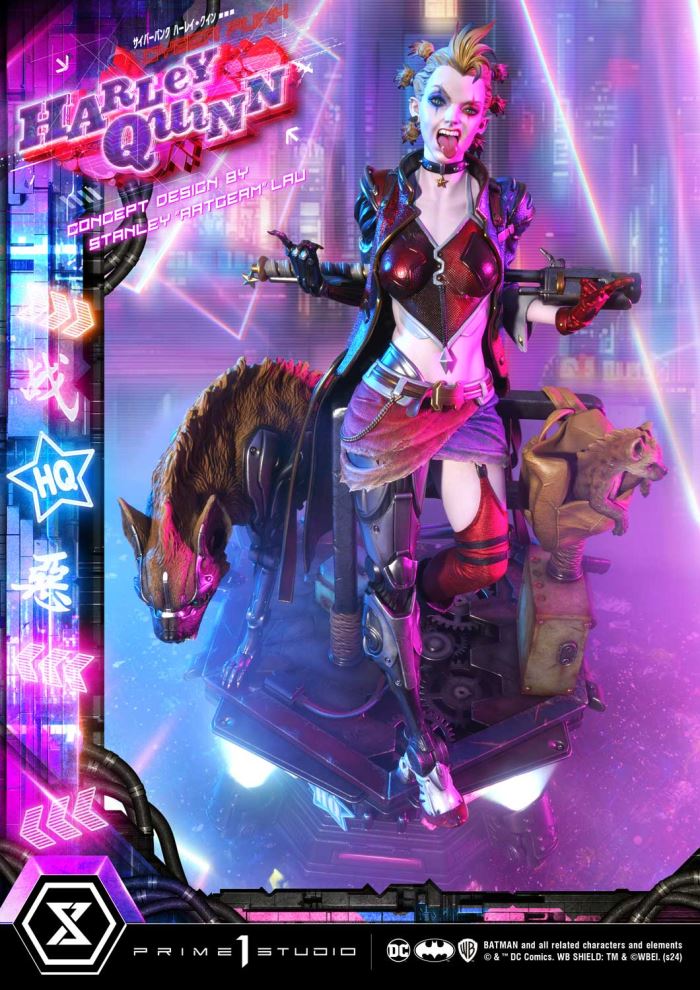 Batman (Comics) Cyberpunk Harley Quinn favorite (Concept design by Stanley Artgerm Lau DX version