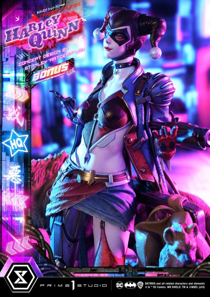 Batman (Comics) Cyberpunk Harley Quinn favorite (Concept design by Stanley Artgerm Lau DX version