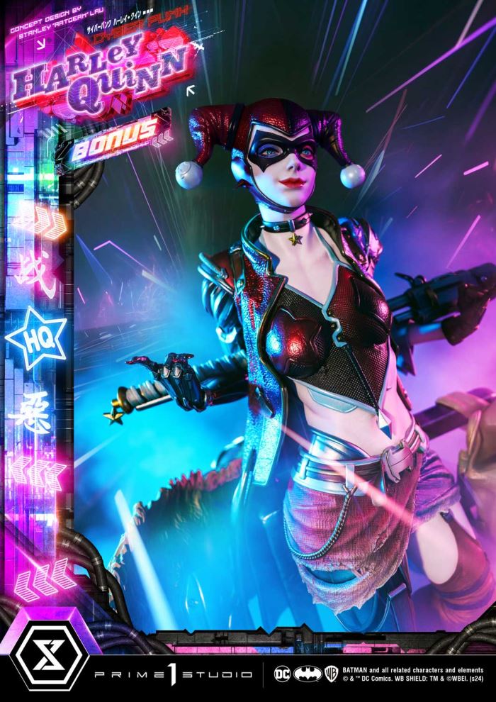Batman (Comics) Cyberpunk Harley Quinn favorite (Concept design by Stanley Artgerm Lau DX version