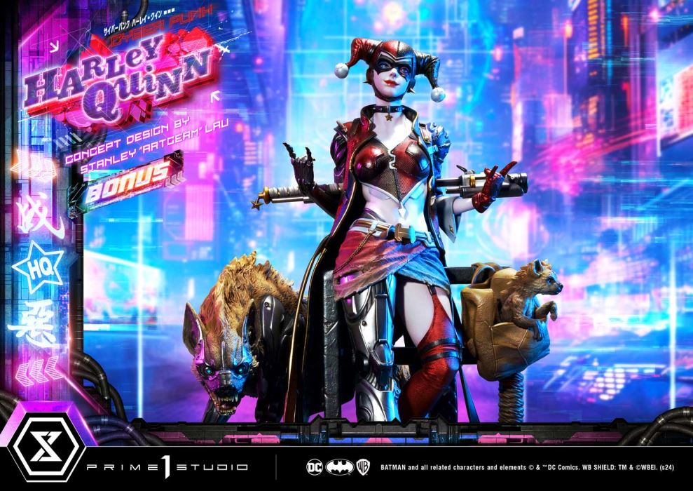 Batman (Comics) Cyberpunk Harley Quinn favorite (Concept design by Stanley Artgerm Lau DX version