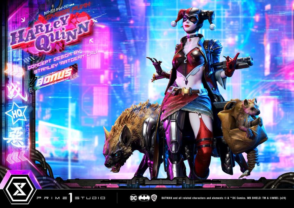 Batman (Comics) Cyberpunk Harley Quinn favorite (Concept design by Stanley Artgerm Lau DX version