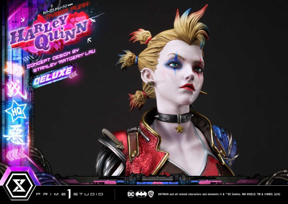 Batman (Comics) Cyberpunk Harley Quinn favorite (Concept design by Stanley Artgerm Lau DX version