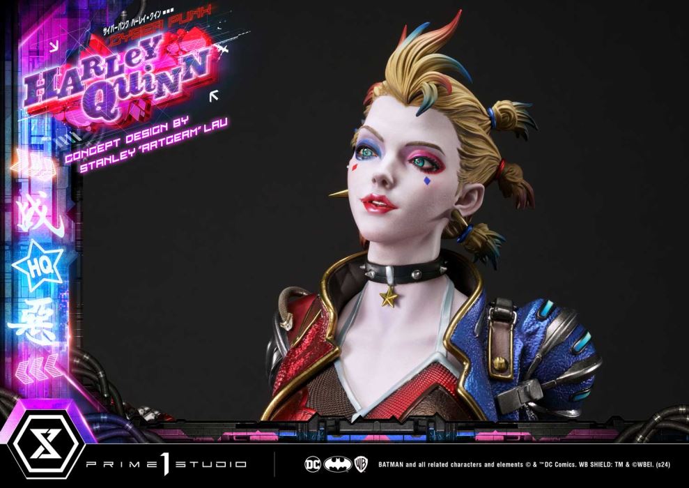 Batman (Comics) Cyberpunk Harley Quinn favorite (Concept design by Stanley Artgerm Lau DX version
