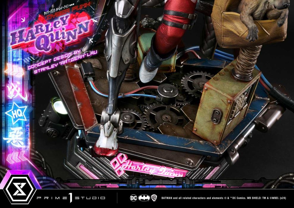 Batman (Comics) Cyberpunk Harley Quinn favorite (Concept design by Stanley Artgerm Lau DX version