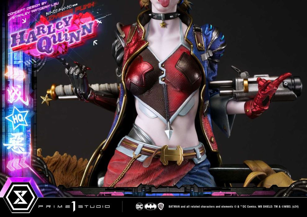 Batman (Comics) Cyberpunk Harley Quinn favorite (Concept design by Stanley Artgerm Lau DX version