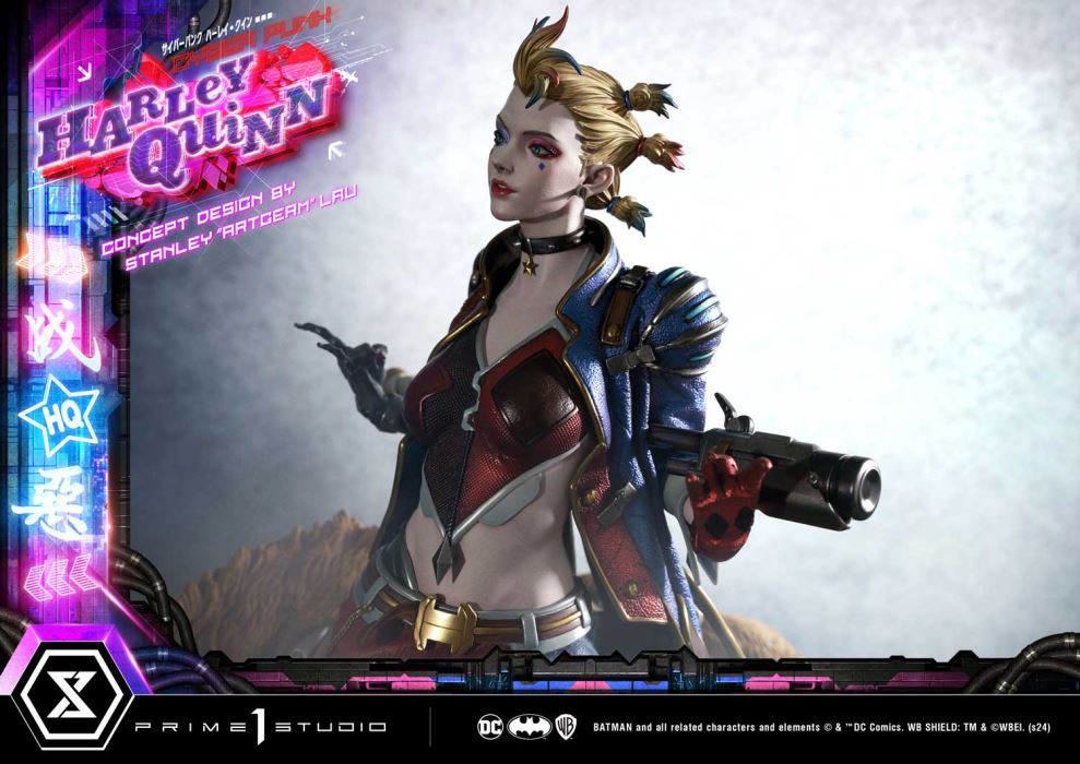 Batman (Comics) Cyberpunk Harley Quinn favorite (Concept design by Stanley Artgerm Lau DX version