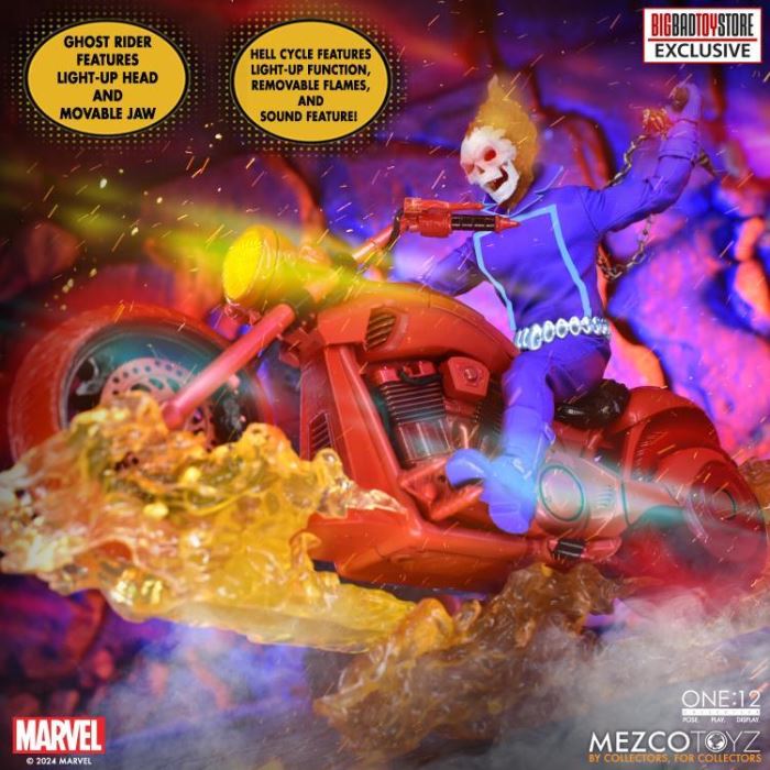 One:12 Collective Ghost Rider & Hell Cycle (Vengeance Edition)