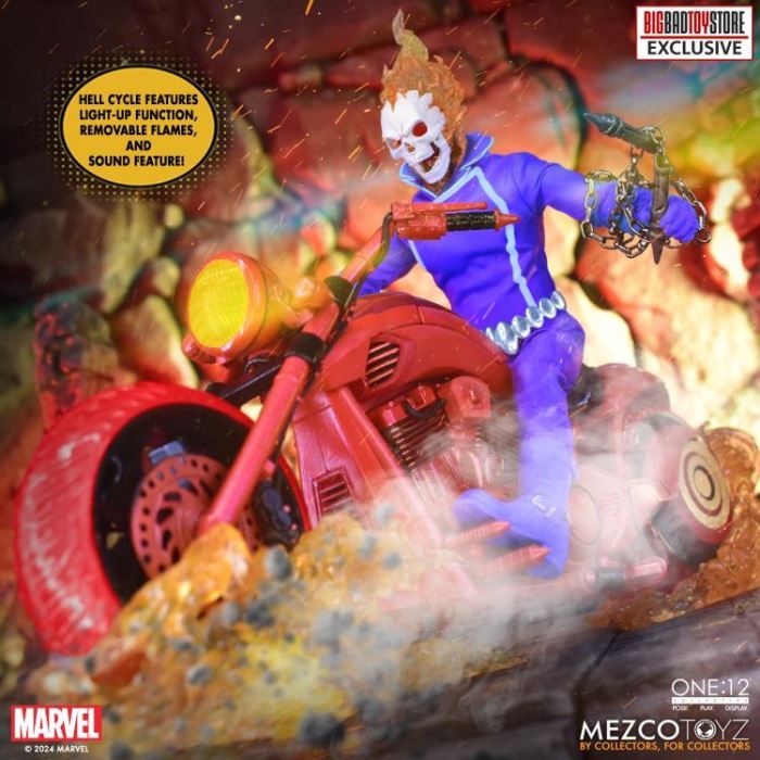 One:12 Collective Ghost Rider & Hell Cycle (Vengeance Edition)