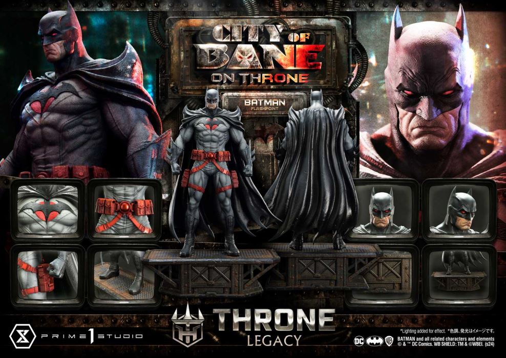 Batman (Comics) City of Bane  Flashpoint Batman (Concept design by Carlos D'Anda)