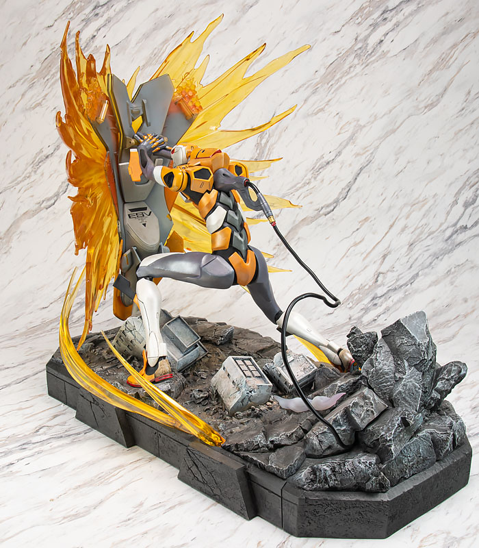 EVA GLOBAL Rebuild of Evangelion Operation Yashima Unit 0 Premium Metallic Color Edition Statue