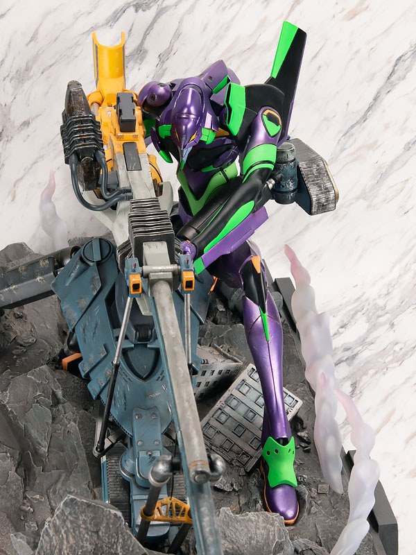 EVA GLOBAL Rebuild of Evangelion Operation Yashima Unit-01 Premium Metallic Color Edition Statue