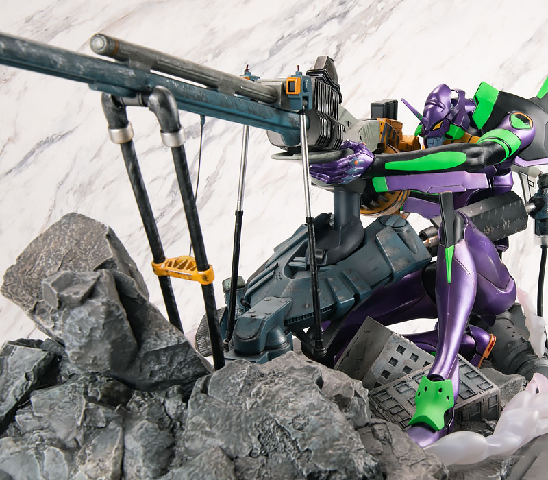 EVA GLOBAL Rebuild of Evangelion Operation Yashima Unit-01 Premium Metallic Color Edition Statue
