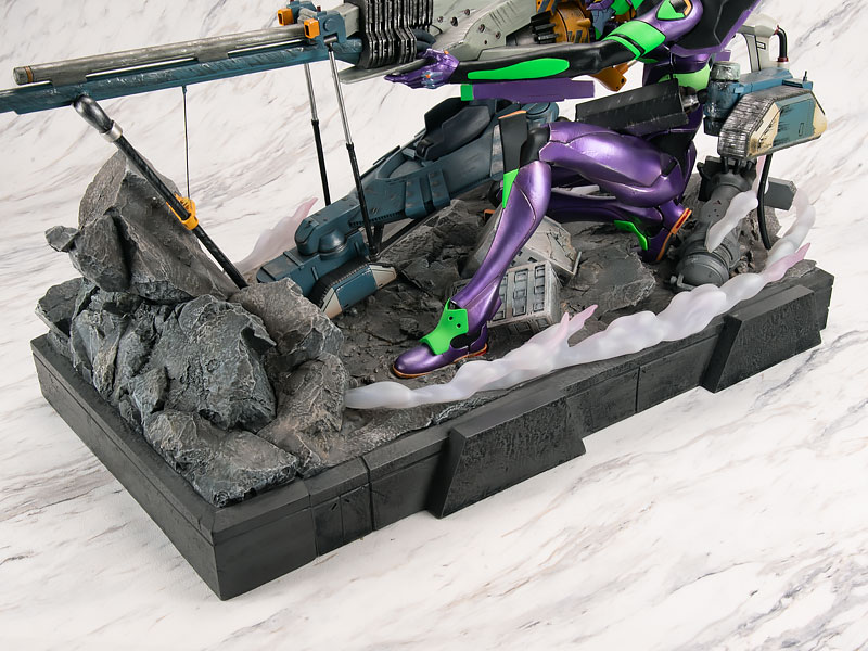 EVA GLOBAL Rebuild of Evangelion Operation Yashima Unit-01 Premium Metallic Color Edition Statue
