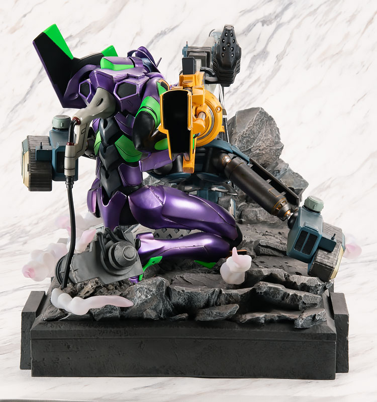 EVA GLOBAL Rebuild of Evangelion Operation Yashima Unit-01 Premium Metallic Color Edition Statue
