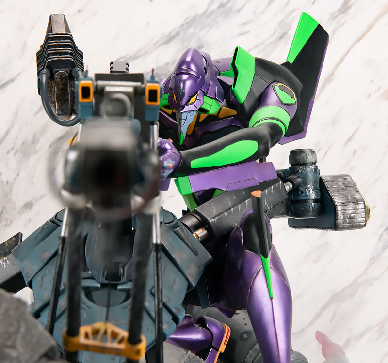 EVA GLOBAL Rebuild of Evangelion Operation Yashima Unit-01 Premium Metallic Color Edition Statue