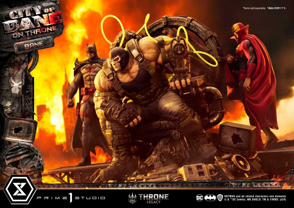 Batman (Comics) City of Bane - Bane on Throne (Concept design by Carlos D'Anda)