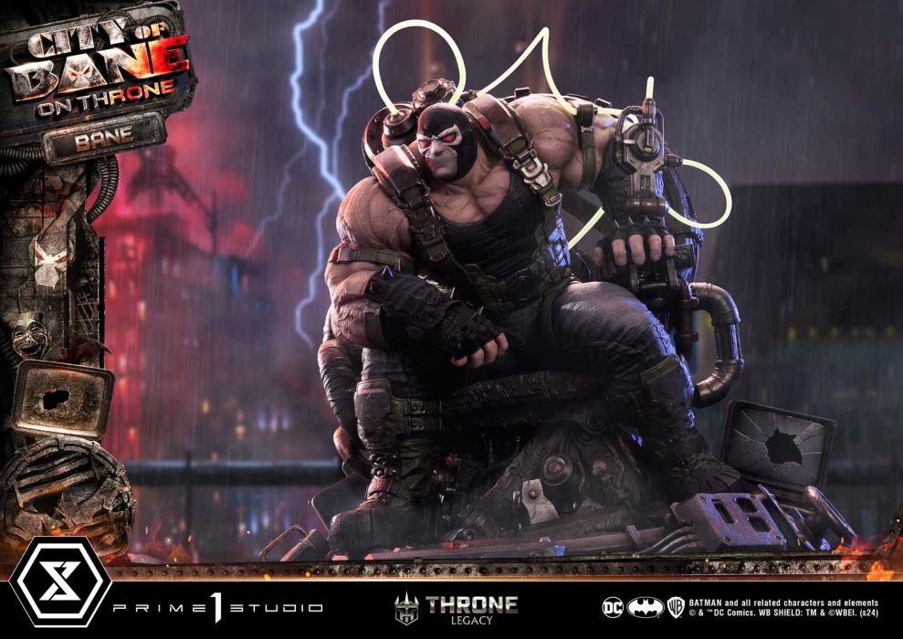 Batman (Comics) City of Bane - Bane on Throne (Concept design by Carlos D'Anda)