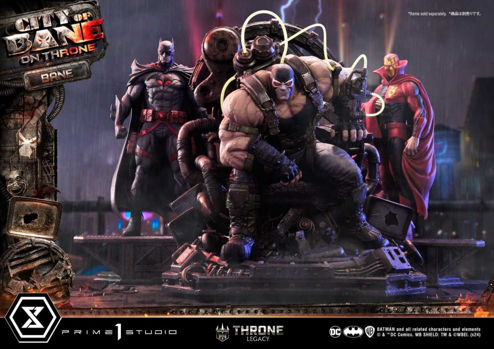 Batman (Comics) City of Bane - Bane on Throne (Concept design by Carlos D'Anda)