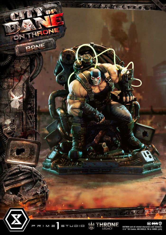 Batman (Comics) City of Bane - Bane on Throne (Concept design by Carlos D'Anda) Deluxe