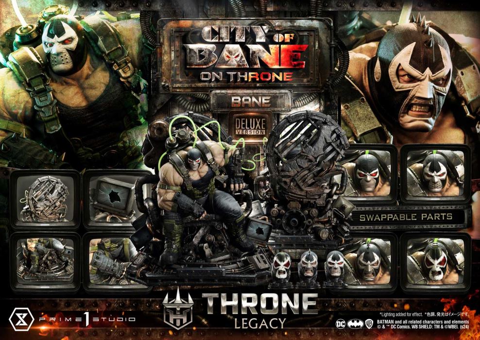 Batman (Comics) City of Bane - Bane on Throne (Concept design by Carlos D'Anda) Deluxe