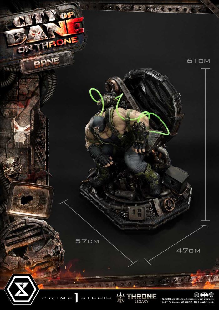 Batman (Comics) City of Bane - Bane on Throne (Concept design by Carlos D'Anda) Deluxe