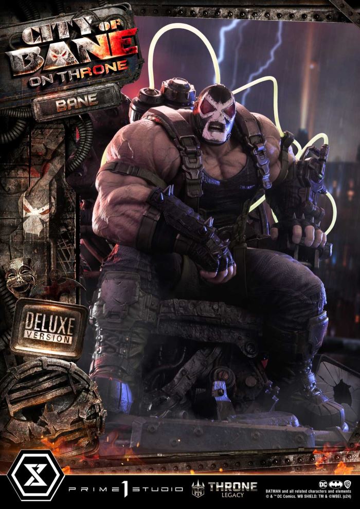 Batman (Comics) City of Bane - Bane on Throne (Concept design by Carlos D'Anda) Deluxe