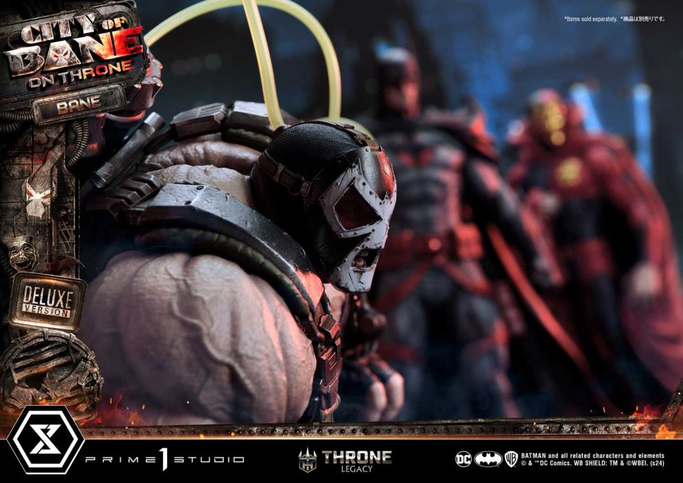 Batman (Comics) City of Bane - Bane on Throne (Concept design by Carlos D'Anda) Deluxe