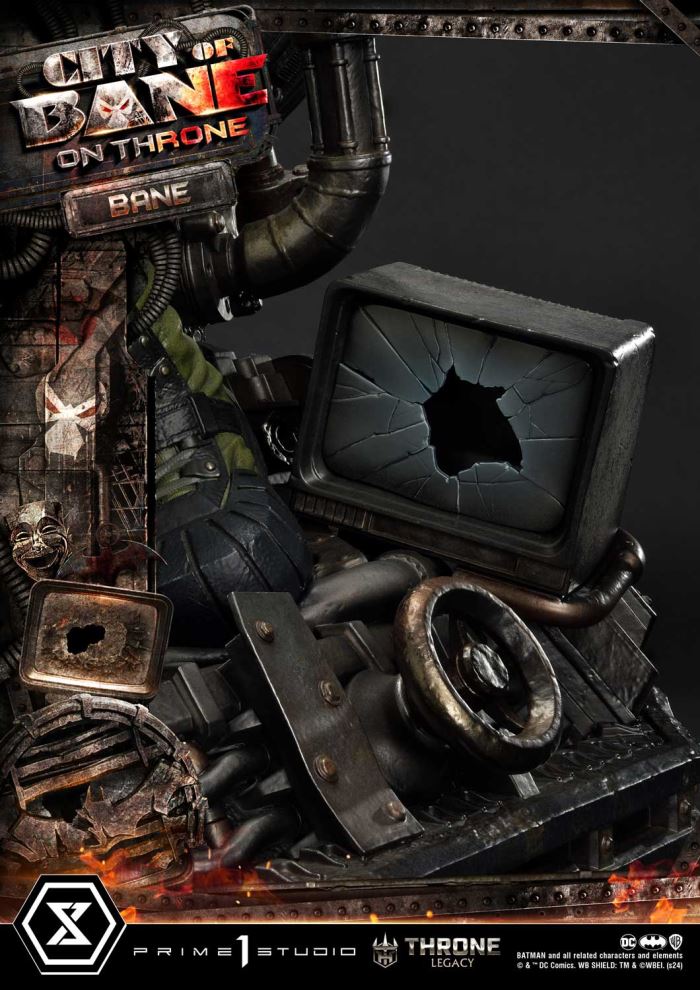 Batman (Comics) City of Bane - Bane on Throne (Concept design by Carlos D'Anda) Deluxe