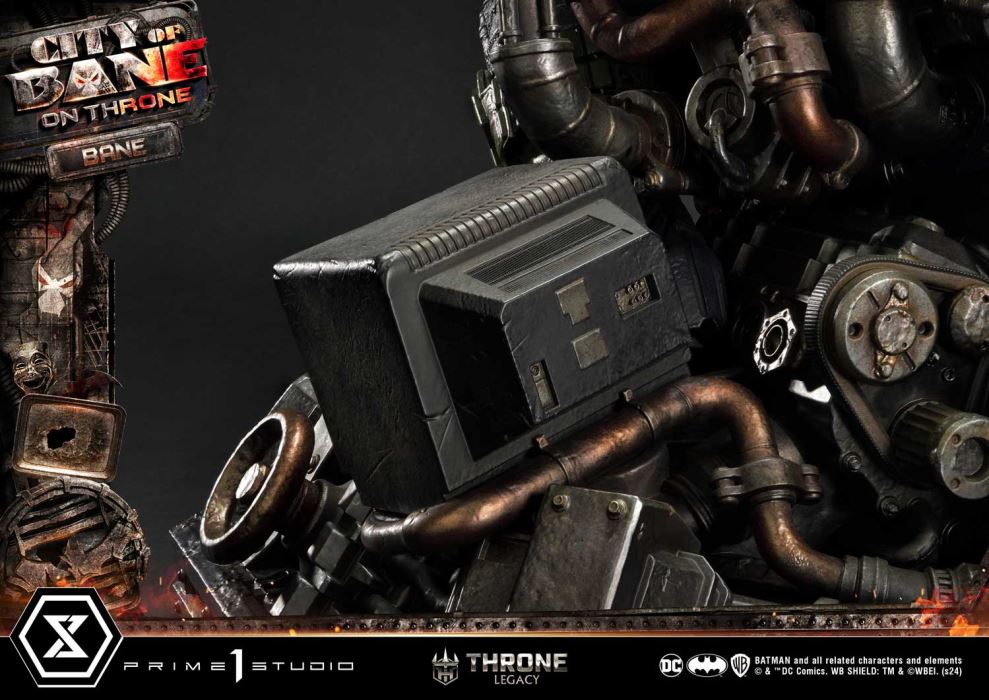 Batman (Comics) City of Bane - Bane on Throne (Concept design by Carlos D'Anda) Deluxe