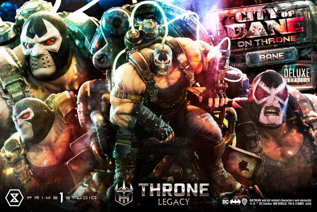 Batman (Comics) City of Bane - Bane on Throne (Concept design by Carlos D'Anda) Deluxe