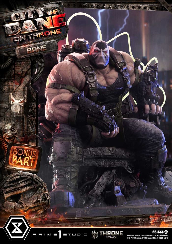 Batman (Comics) City of Bane - Bane on Throne (Concept design by Carlos D'Anda) Deluxe